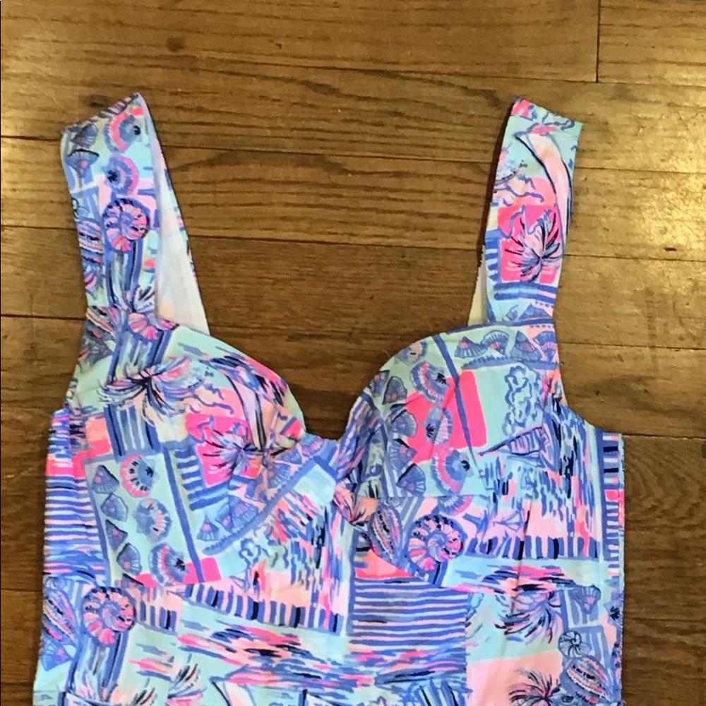 Lilly Pulitzer Cyndi Dress Whisper Blue Sz 4 NWT - Picture 3 of 12